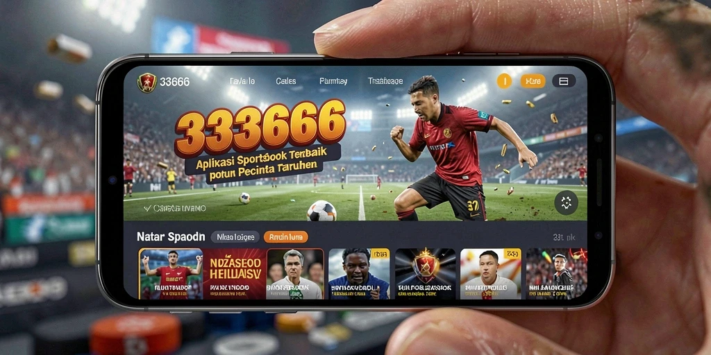 Tampilan antarmuka pengguna 333666 saat bermain Sportsbook.