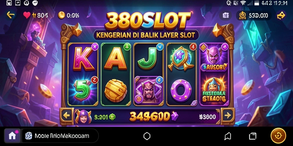 Screenshot gameplay 380SLOT dengan nuansa horor menakutkan.