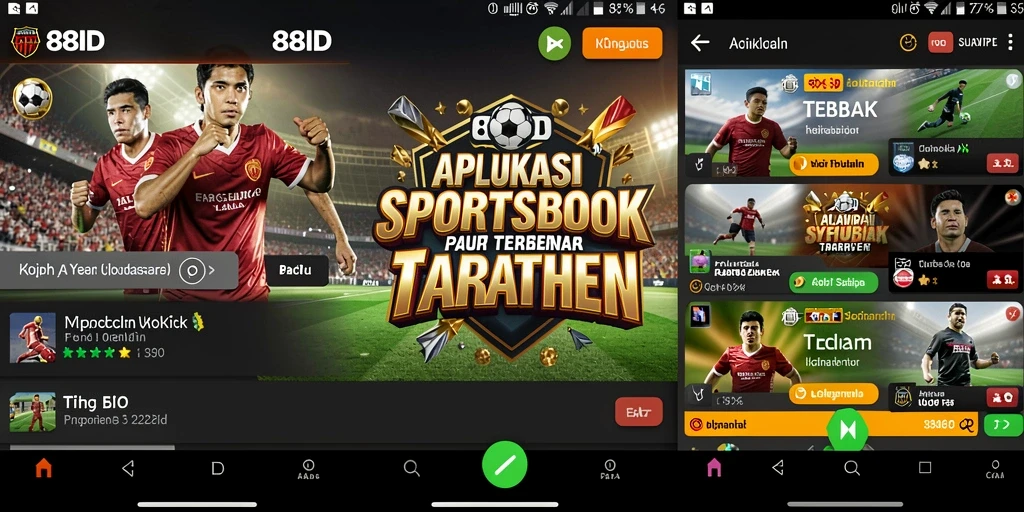 Tampilan menarik dari gameplay Sportsbook di 88ID.