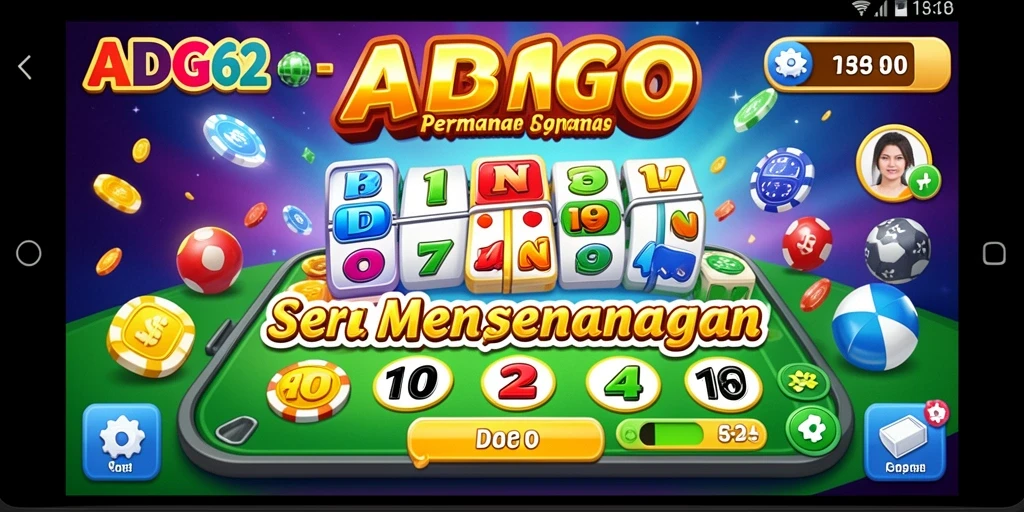 Screenshot gameplay Bingo yang mendebarkan di ADG62.
