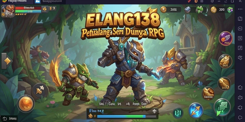 Tampilan gameplay RPG yang seru dan mendebarkan.
