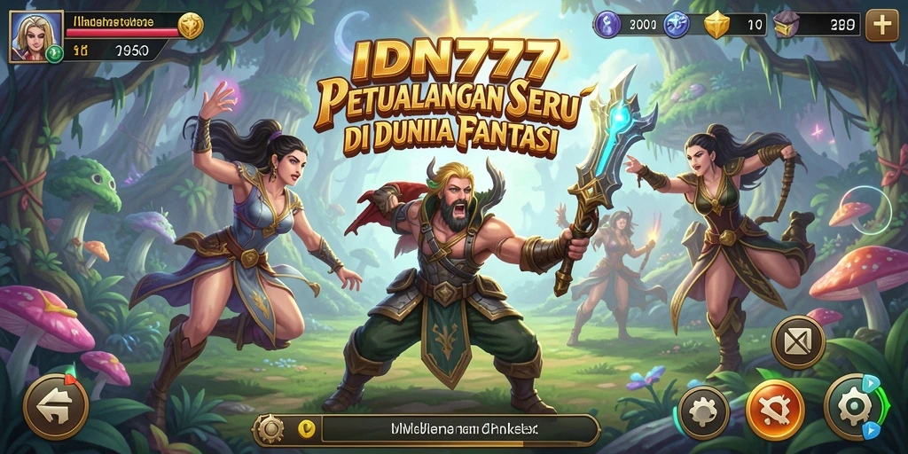Screenshot IDN777 menampilkan aksi petualangan seru di dunia fantasi.