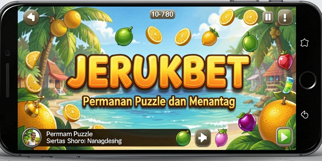 Gameplay JERUKBET yang menantang dengan teka-teki menarik.