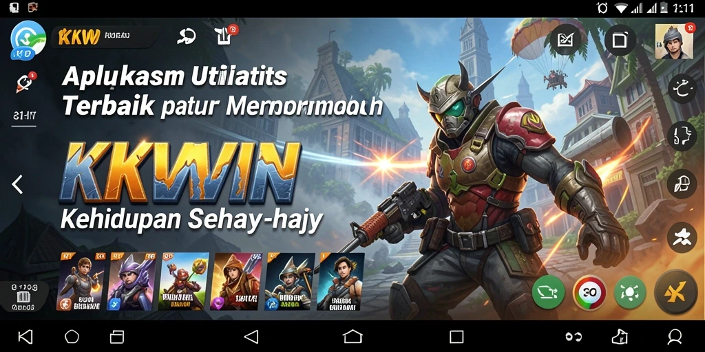 Screenshot utama KKWIN menampilkan antarmuka yang intuitif.