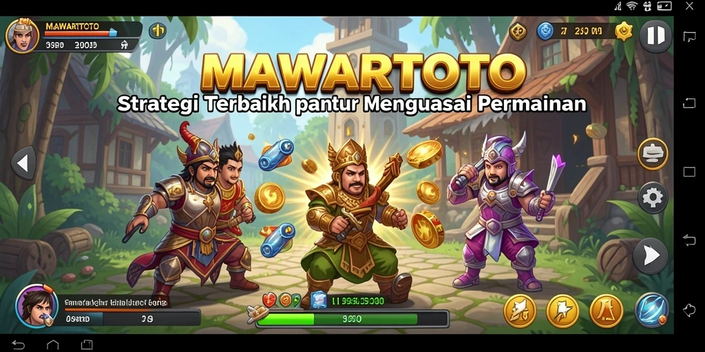 Tampilan gameplay MAWARTOTO yang seru dan strategis.