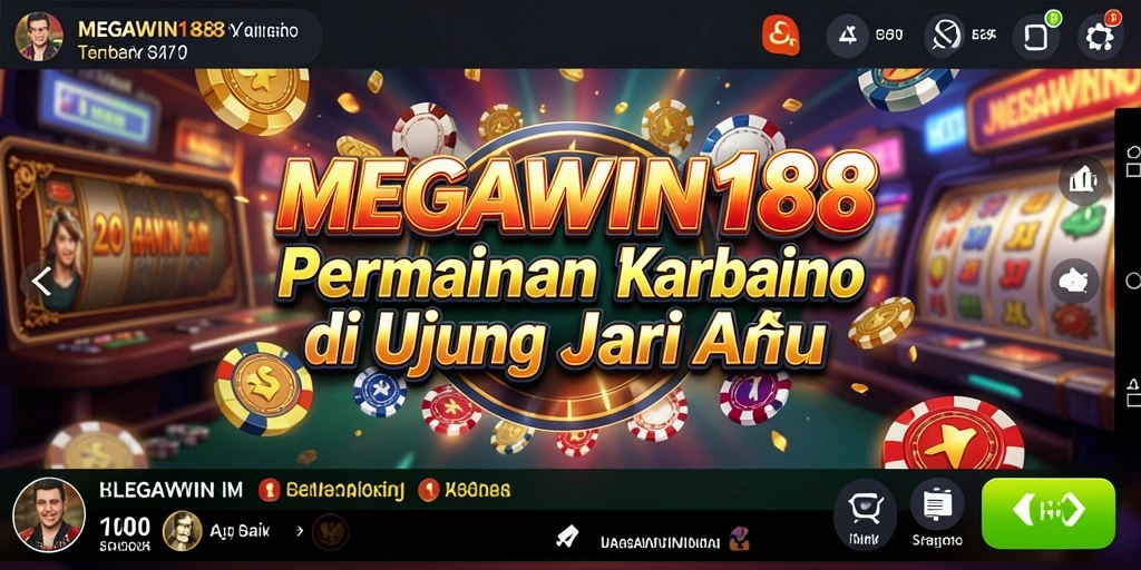 Screenshot gameplay MEGAWIN188 menunjukkan suasana kasino yang nyata dan interaktif.