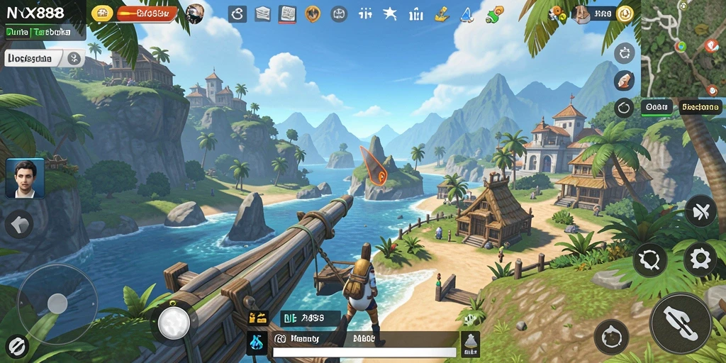 Gameplay seru dalam dunia terbuka penuh petualangan.