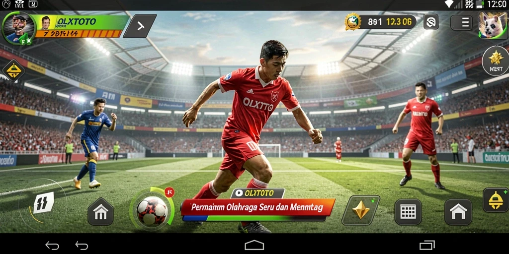 Tampilan menarik dari gameplay OLXTOTO yang menampilkan berbagai olahraga.