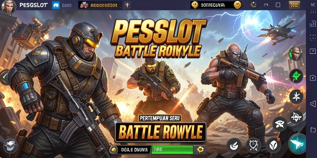 Tangkapan layar PESGSLOT yang menampilkan aksi menarik dalam gameplay Battle Royale.