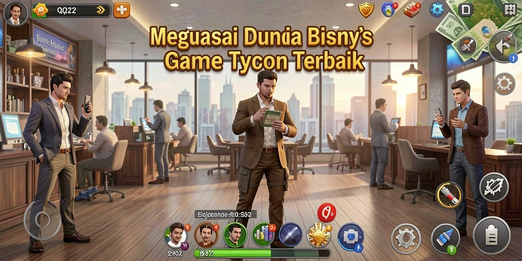 Tampilan gameplay Tycoon yang seru dan penuh strategi.