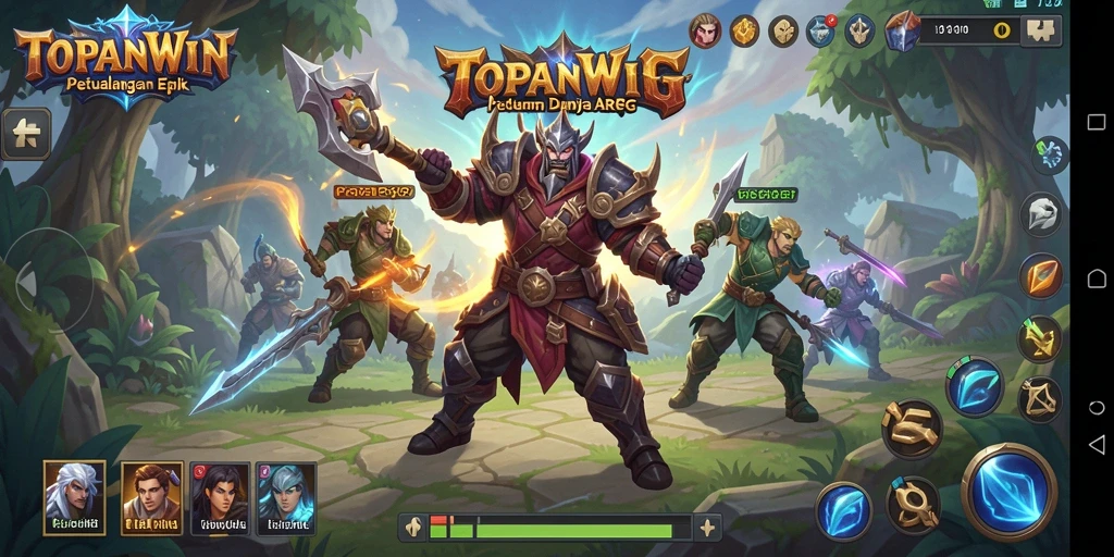 Gameplay seru dan grafis memukau di TOPANWIN.