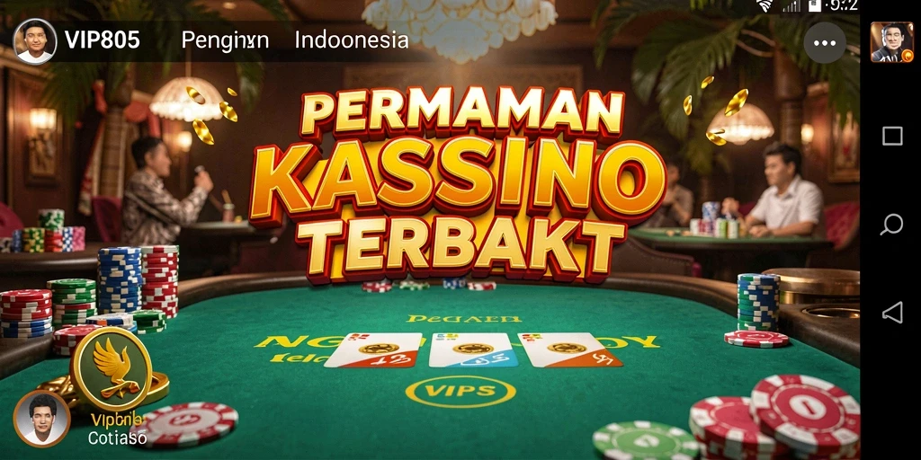 Tampilan menarik dari permainan Kasino di VIP805.