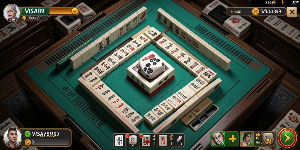 Gameplay Mahjong yang mendebarkan dan menantang di VISA89.