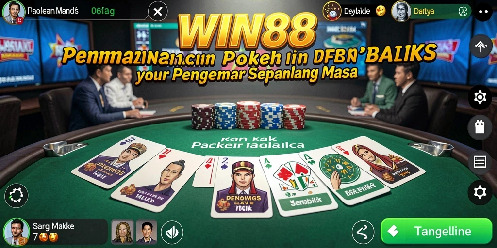 Gameplay seru dan interaktif dalam aplikasi Poker WIN88.