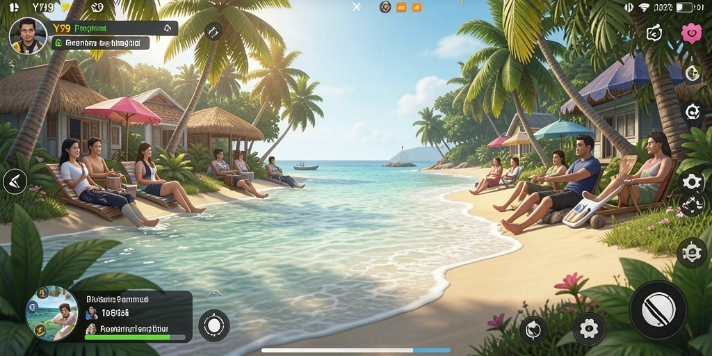 Tampilan gameplay Y89 yang menarik dan ceria.